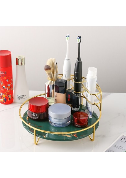 Nordic Banyo Elektrikli Diş Fırçası Fırçalama Fincan Depolama Tutucu Kozmetik Parfüm Ruj Saklama Kutusu Masaüstü Makyaj Organizatör | Saklama Kutuları ve bidon(Yurt Dışından)
