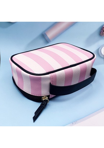Çok Işlevli Seyahat Temizle Makyaj Çantası Kadın Moda Pembe Kozmetik Çantası Tuvalet Organizatör Su Geçirmez Kadın Makyaj Kılıfları | Kozmetik Çanta ve davalar modelleri