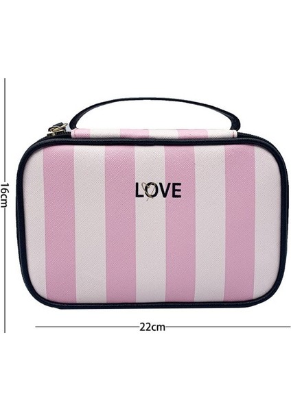 Çok Işlevli Seyahat Temizle Makyaj Çantası Kadın Moda Pembe Kozmetik Çantası Tuvalet Organizatör Su Geçirmez Kadın Makyaj Kılıfları | Kozmetik Çanta ve davalar fırsatları