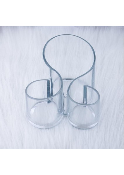 Şeffaf Ruj Kozmetik Organizatör Kozmetik Saklama Kutusu Makyaj Fırça Kalem Tutucu Raf Takı Ekran Makyaj Araçları | Makyaj Organizatörleri(Yurt Dışından)