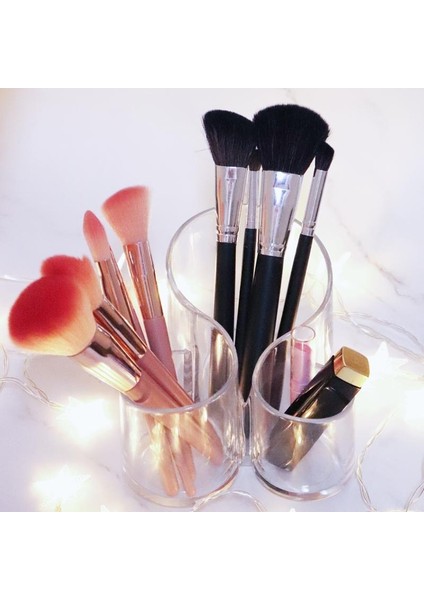 Şeffaf Ruj Kozmetik Organizatör Kozmetik Saklama Kutusu Makyaj Fırça Kalem Tutucu Raf Takı Ekran Makyaj Araçları | Makyaj Organizatörleri(Yurt Dışından) fiyatları