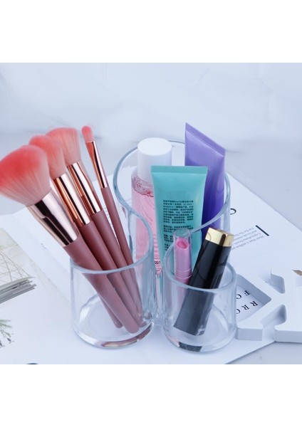 Şeffaf Ruj Kozmetik Organizatör Kozmetik Saklama Kutusu Makyaj Fırça Kalem Tutucu Raf Takı Ekran Makyaj Araçları | Makyaj Organizatörleri(Yurt Dışından) indirimleri