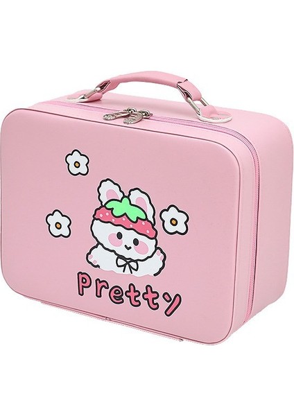 Karikatür Kozmetik Kılıfları Sevimli Kadın Kozmetik Çantası Moda Büyük Kapasiteli Organizatör Kadın Depolama Makyaj Çantası Çanta | Kozmetik Çanta ve davalar