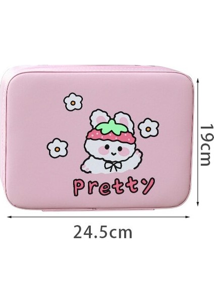 Karikatür Kozmetik Kılıfları Sevimli Kadın Kozmetik Çantası Moda Büyük Kapasiteli Organizatör Kadın Depolama Makyaj Çantası Çanta | Kozmetik Çanta ve davalar modelleri