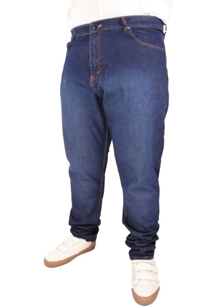 Erkek Pantolon Arka Cep Nakışlı 21918 Lacivert