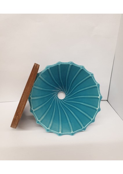 Ahşap Stantlı V60 Dripper Mavi modelleri