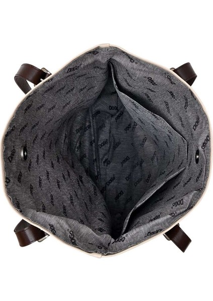 Kadın Vegan Deri Krem Omuz Çantası - Cat Lovers Tasarım modelleri