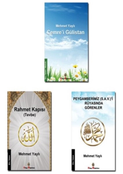 Rahmet Kapısı (Tevbe) - Rüyasında Peygamberimiz (S.a.v.)'i Görenler - Cemre'i Gülistan Dini Kitap Seti (3 Kitap)