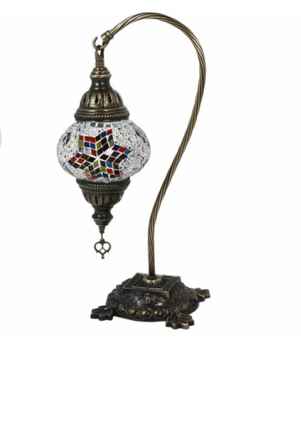 Dezhome Mozaik Lamba Deve Boynu Bohem Abajur Otantik modelleri