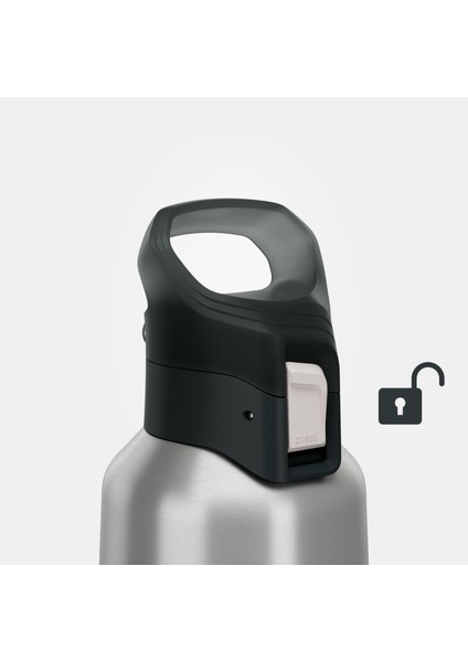 Outdoor Isı Yalıtımlı Paslanmaz Çelik Termos - Kırmızı - 0,8 L