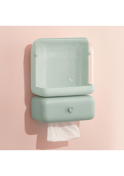 Büyük Kapasiteli Duvara Monte Banyo Organizatörü - Yeşil (Yurt Dışından)