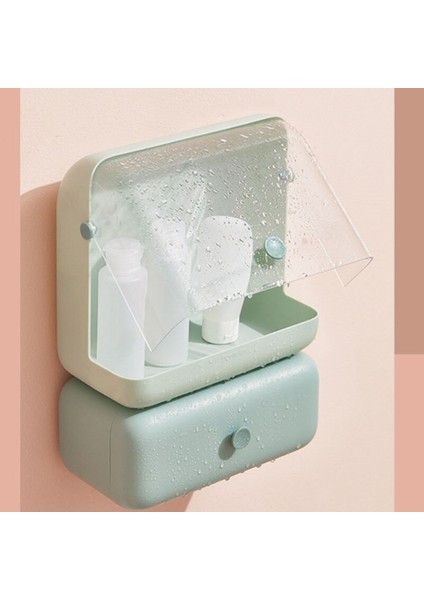 Büyük Kapasiteli Duvara Monte Banyo Organizatörü - Yeşil (Yurt Dışından) fırsatları