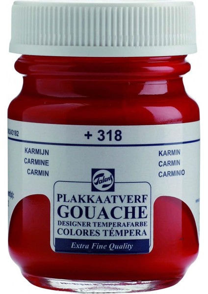 318 Carmıne Guaj Boya Talens 50ML