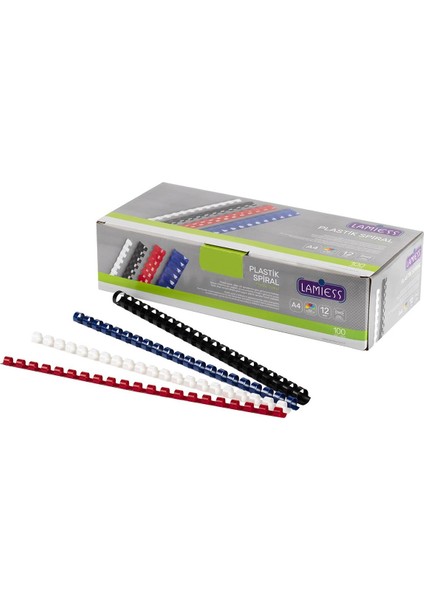 50 mm Plastik Spiral Beyaz 50'li