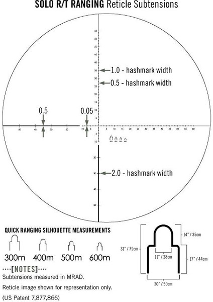 Solo® Rt 8X36 Reticle Monoküler Dürbün