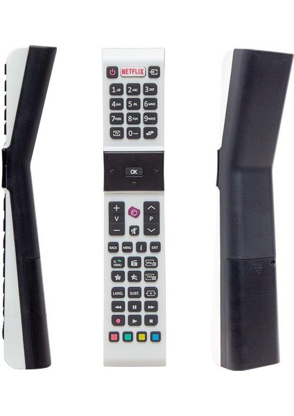 Netflix Tuşlu LCD Beyaz Kalıp Kumanda