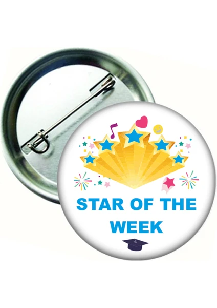 Hediye Panayırı 20 Adet  - Hediye Panayırı Star Of The Week Öğrenci Rozeti