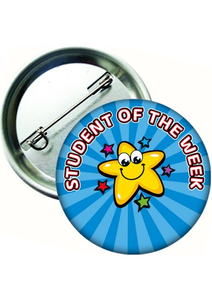 Hediye Panayırı 20 Adet  - Hediye Panayırı Student Of The Week Öğrenci Rozeti