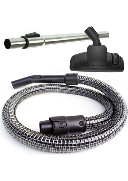 Icanpares Philips Uyumlu Fc 8475 8477 8671 9323 Süpürge Teleskopik Boru Emici Başlık Çelik Telli Hortum Seti