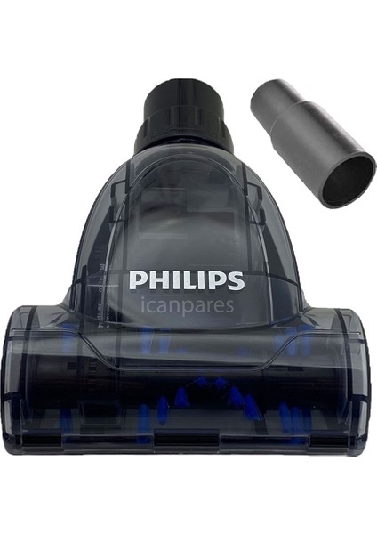 Icanpares Philips Uyumlu Fc 8134 9911 Marathon 8475 9750 Elektrikli Süpürge Mini Turbo Fırçalı Emici Başlık