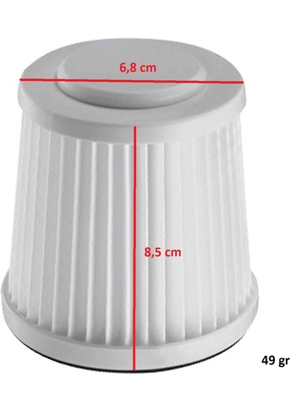 Icanpares Black & Decker Uyumlu 90529367 FHV1200 Pad 1200 Pd 1080 ELEKTRIKLI Süpürge Hepa Filtre modelleri