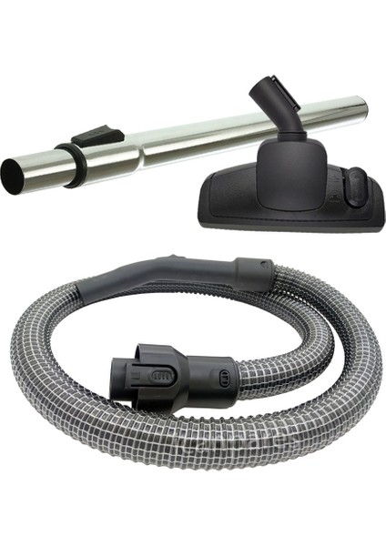 Icanpares Arçelik Uyumlu 9178008959 S 7432 S 7440 Süpürge Teleskopik Boru Emici Başlık Çelik Telli Hortum Seti