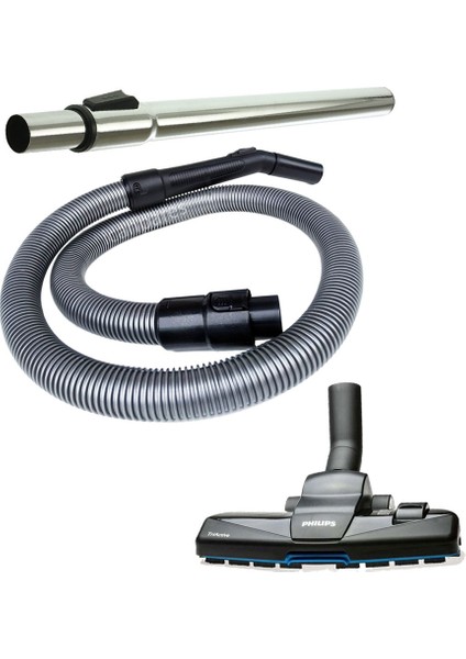 Icanpares Philips Uyumlu Fc 8475 8477 9323 9542 Powerpro Süpürge Teleskopik Boru Compact Emici Hortum Seti