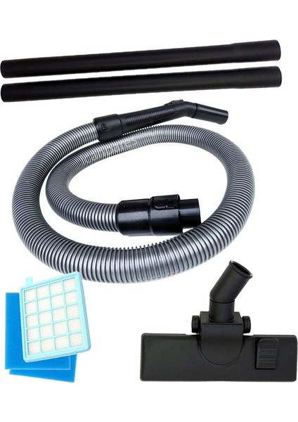 Icanpares Philips Uyumlu Fc 8475 8477 8671 9323 9542 Powerpro Süpürge Plastik Boru Emici Filtre Hortum Seti