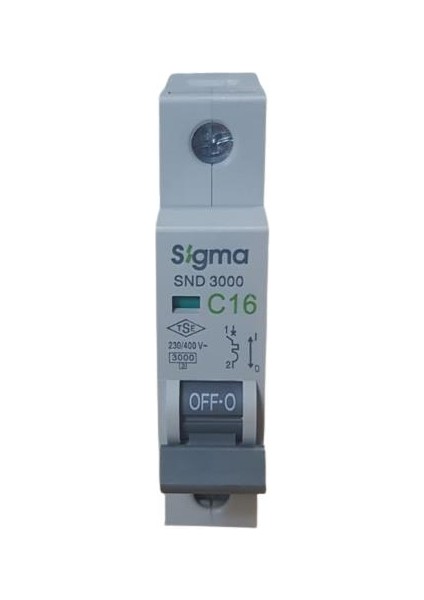 16 A C/3 Ka W Otom Atik Sigort A Sigm A