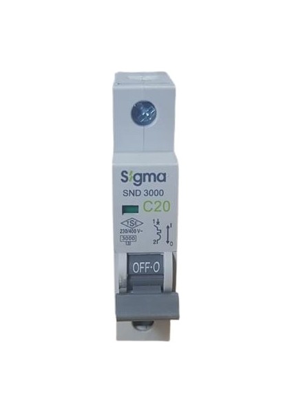 20A C/3KA W OTOMATİK SİGORTA SİGMA