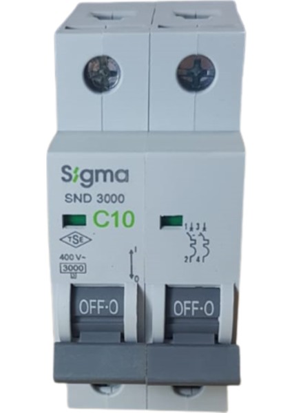 2X10 A C/3 Ka W Otom Atik Sigort A Sigm A
