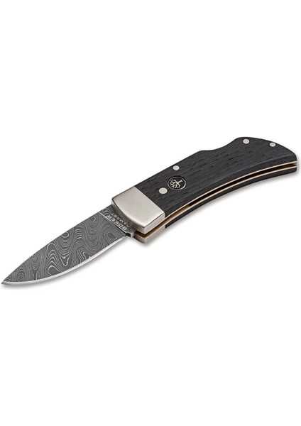 Pocket Bog Oak Damascus Çakı
