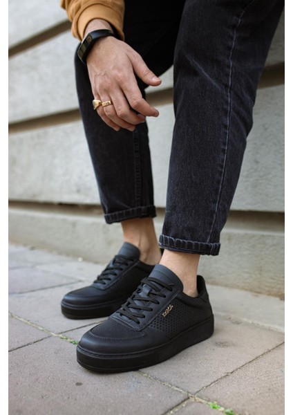 Günlük Ayakkabı 011 Siyah (Siyah Taban) fırsatları