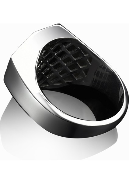 Goril Parlak Cilalı Gümüş Yüzük modelleri