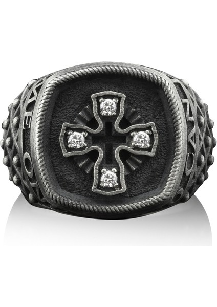 Hristiyan Gümüş Yüzük