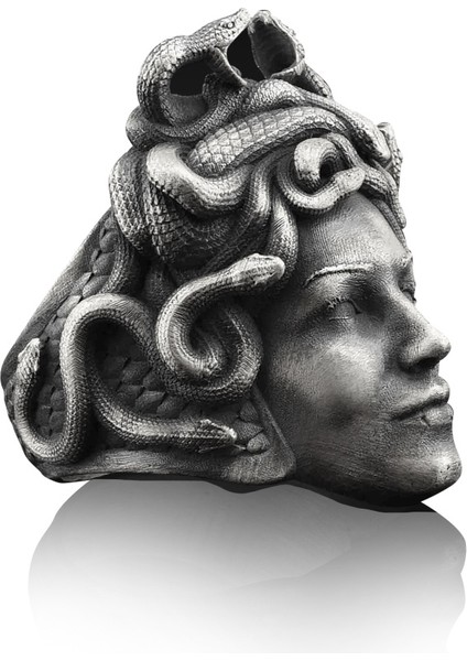Medusa 3D Gümüş Yüzük