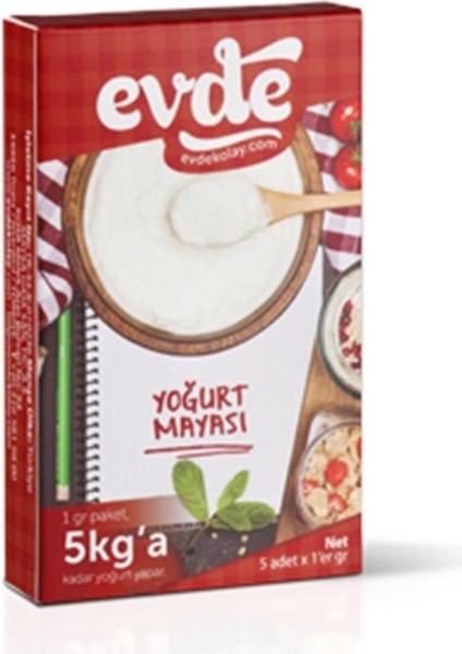 Evde Yoğurt Mayası Paket 5x 1 gr