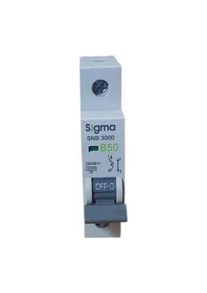 50A B/3ka W Otomati̇k Si̇gorta Si̇gma