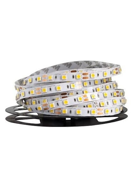 Şerit Led Üç Çipli İç Mekan Beyaz Işık 5060-B (5 Metre)