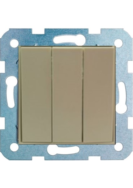 Ovivo Krem Üçlü Anahtar Mekanizma-Çerçeve Yoktur!!!