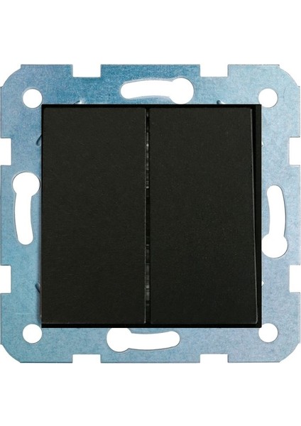 Ovivo Siyah Komütatör (Ikili Anahtar) Mekanizma-Çerçeve Yoktur!!!