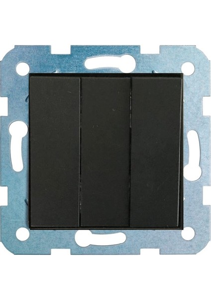 Ovivo Siyah Üçlü Anahtar Mekanizma-Çerçeve Yoktur!!!