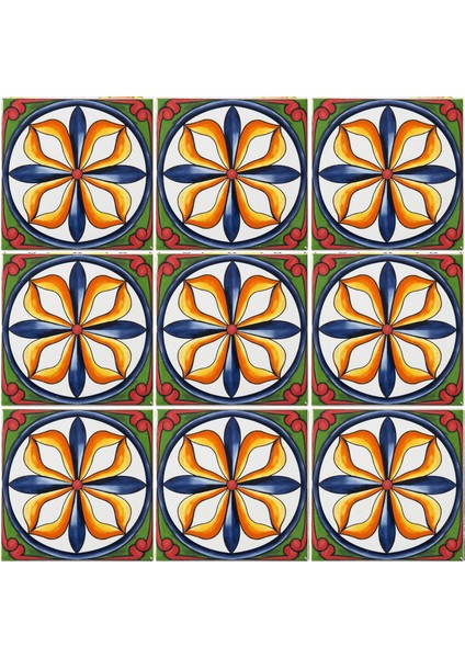 10*10 cm Cç-60 Kütahya Çini Karo ( 5'li 1 Paket )