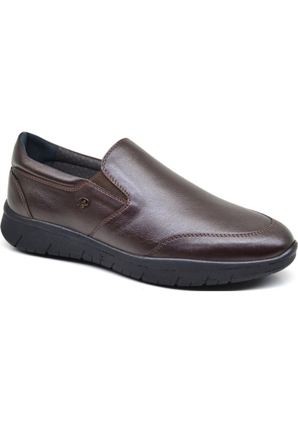 R9219 Battal Shoeflex Komfort - Kahverengi K Kh - Erkek Ayakkabı,deri Ayakkabı