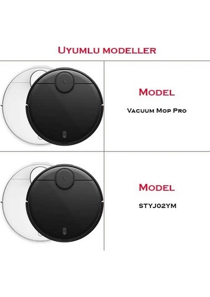 Mi Robot Vacuum Mop Pro Uyumlu 2li Hepa Filtre