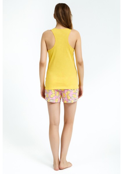 Life Is A Lemon Sarı Kadın Şort Takım indirimleri
