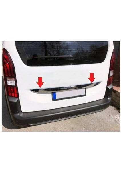 Opel Combo E Krom Bagaj Çıtası 2018 ve Üzeri Paslanmaz Çelik