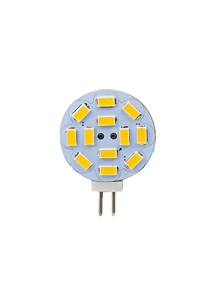 G4 LED Ampul 12-30 Volt Yuvarlak Iğne Bacak Beyaz