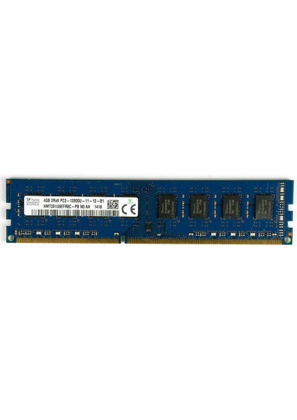 Sk Hynix PC3-12800U 4GB 1600MHZ Ddr3 2rx8 CL11 Masaüstü Ram Bellek HMT351U6EFR8C-PB