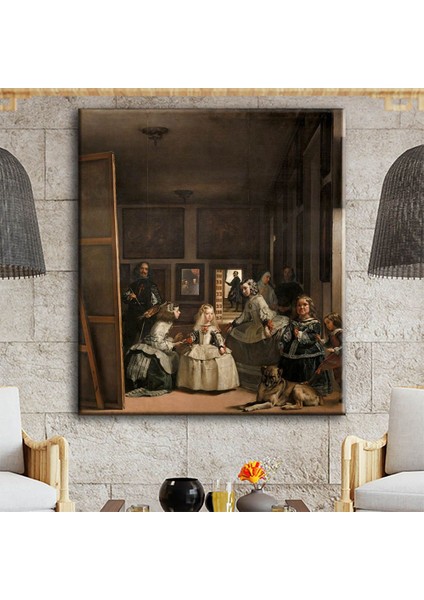 Las Meninas Diego Velázquez - Nedimeler Kanvas Tablo - VOOV1844